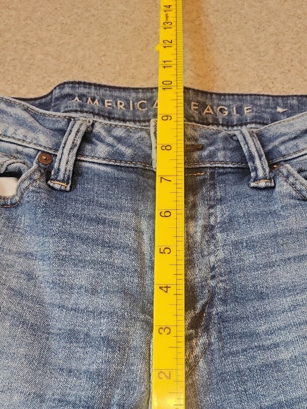 American Eagle Men's Airflex Slim Denim Jeans Size 30 Cotton Stretch - Picture 10 of 12